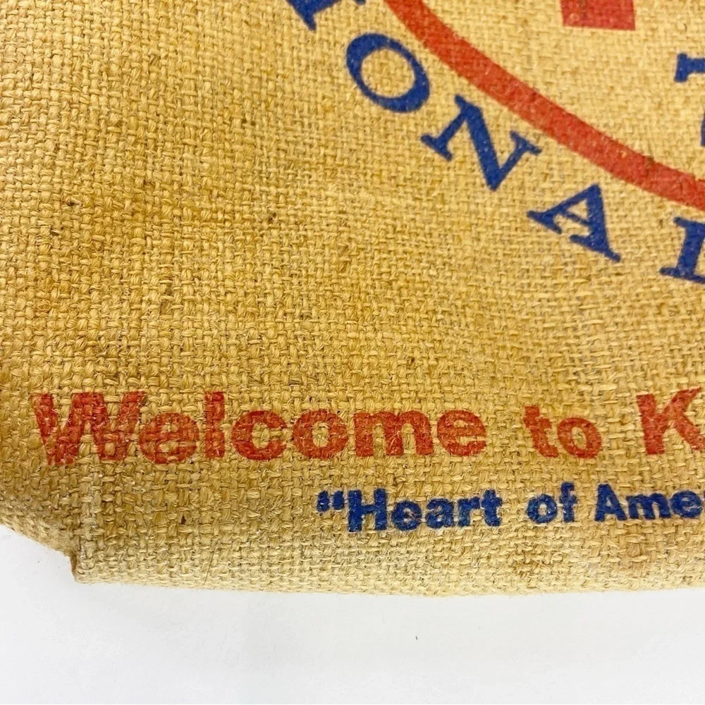GOP Republican Convention 1976 Swag Flour Sack Canvas Tote Bag Vintage